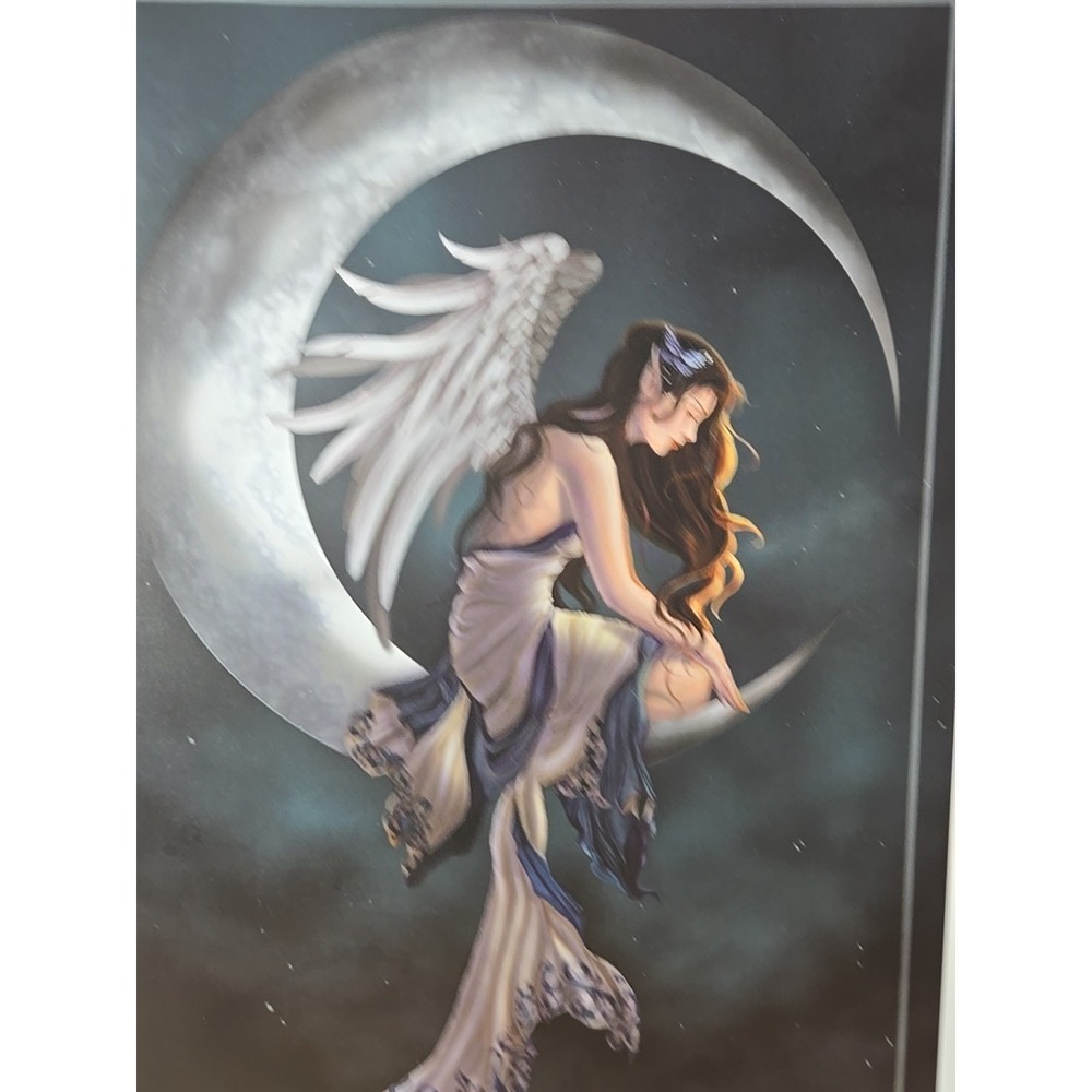 Nene Thomas "Memory (Revised)" Fantasy Art Print Moon Angel Gothic Fairy